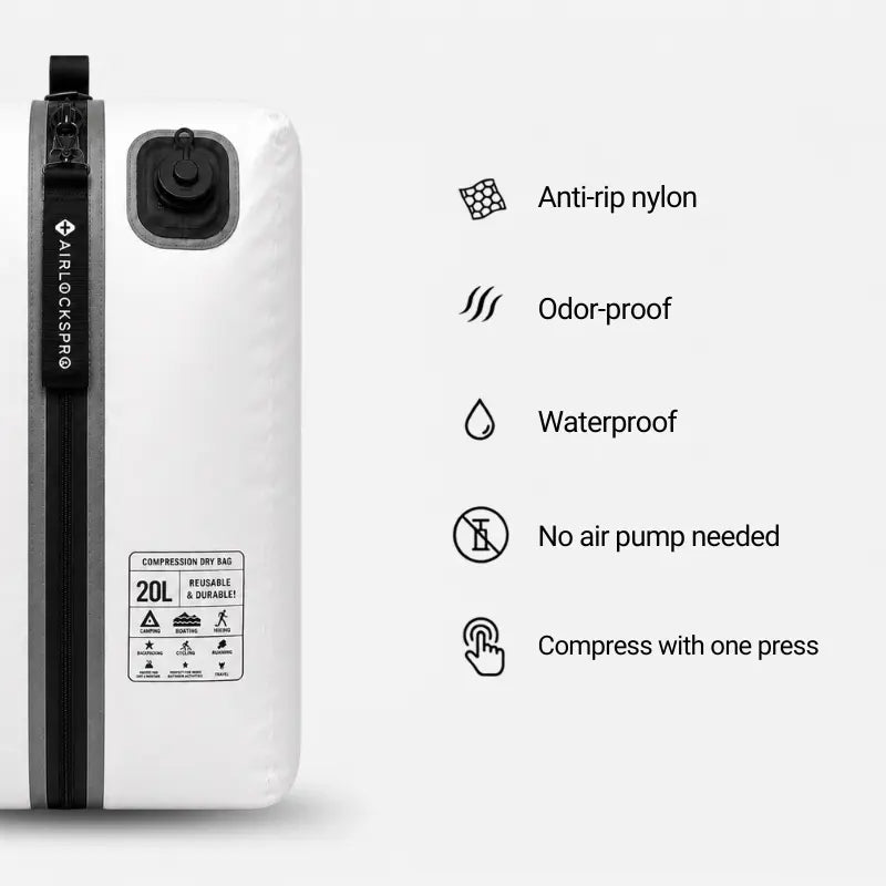 AirlocksPro® Automatic Vacuum Bags - White