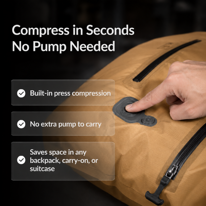 AirlocksPro® Automatic Vacuum Bags - Tan