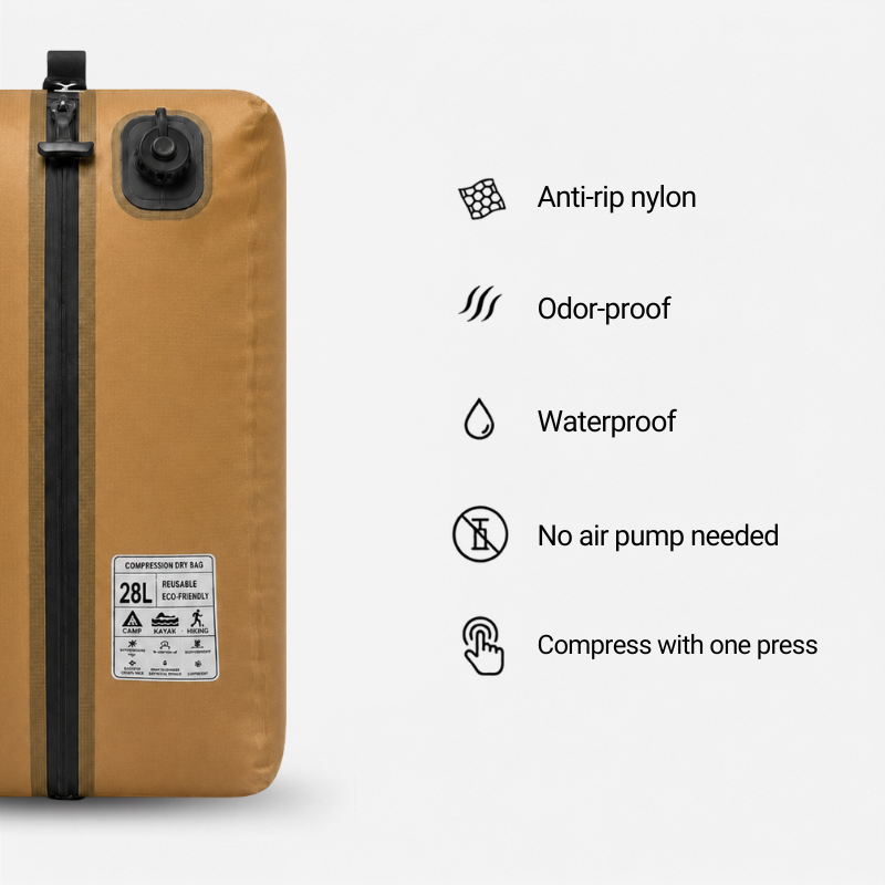 AirlocksPro® Automatic Vacuum Bags - Tan