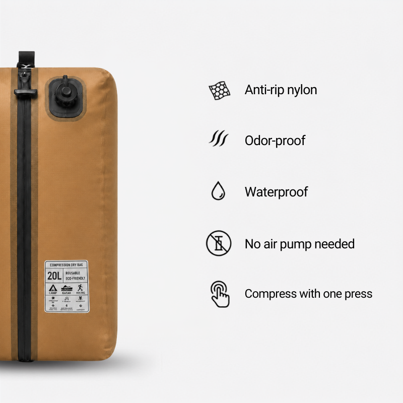 AirlocksPro® Automatic Vacuum Bags - Tan