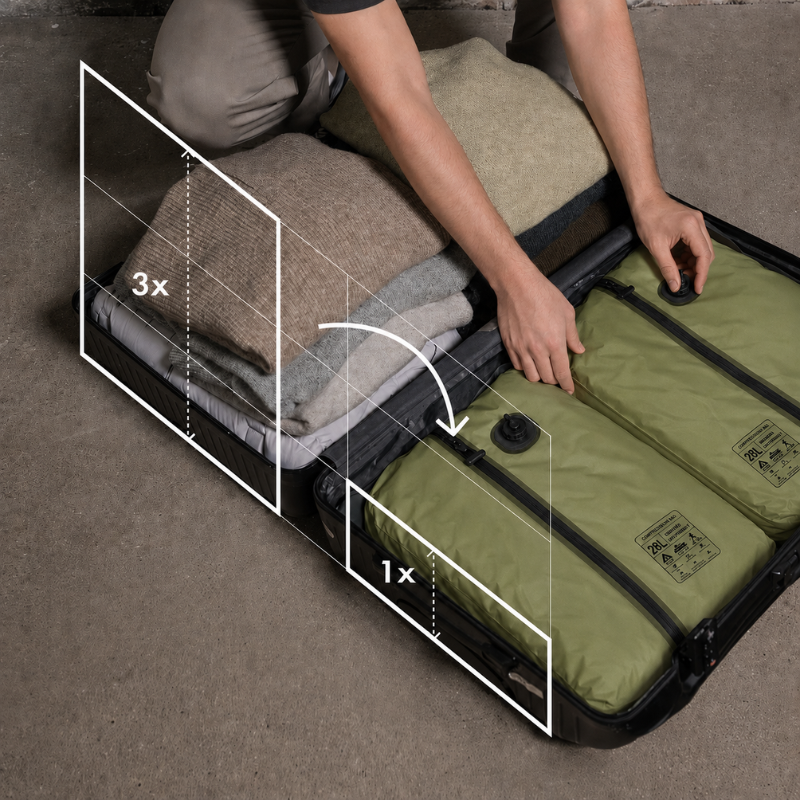 AirlocksPro® Automatic Vacuum Bags - Green