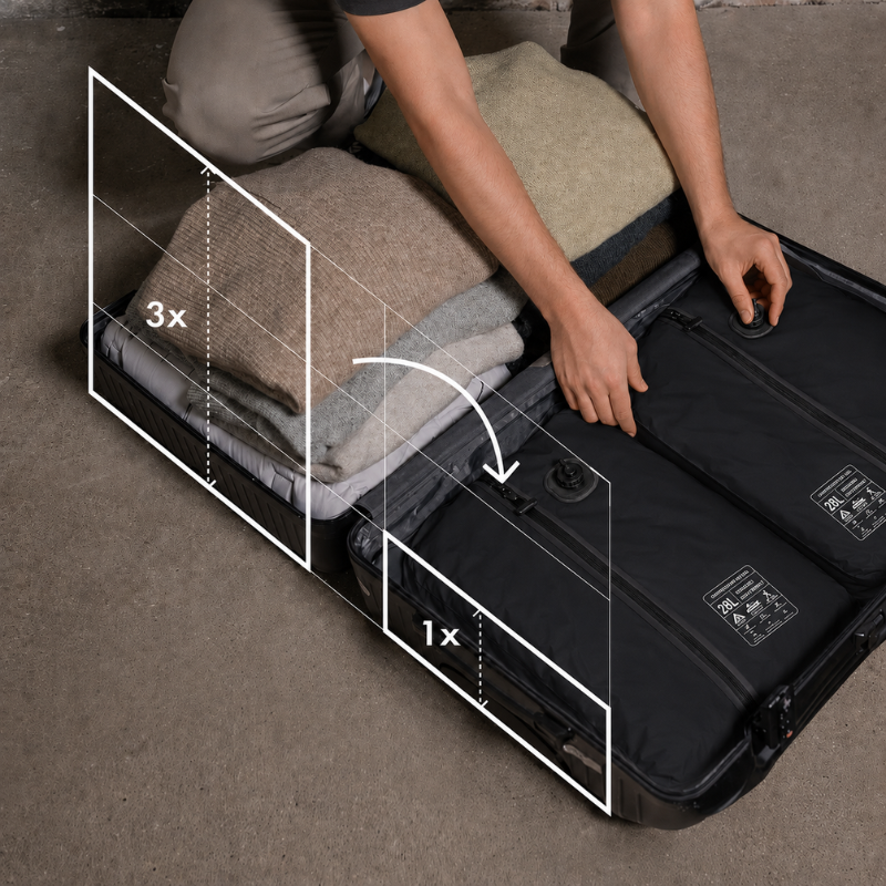 AirlocksPro® Automatic Vacuum Bags - Black