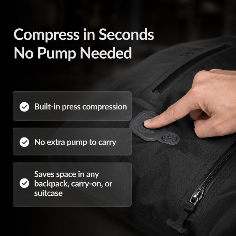 AirlocksPro® Automatic Vacuum Bags - Black
