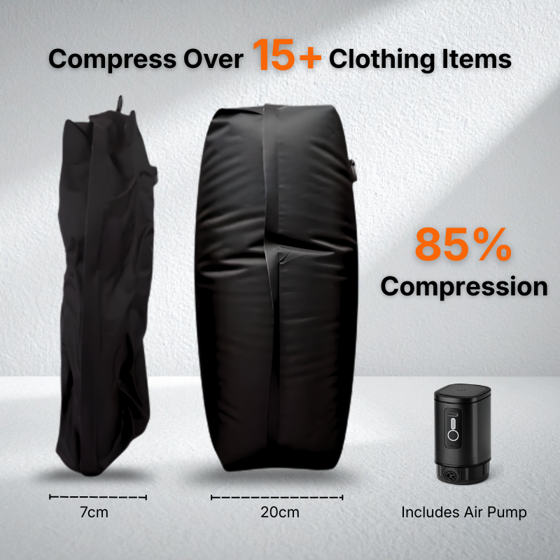 Compress over 15+ clothing items