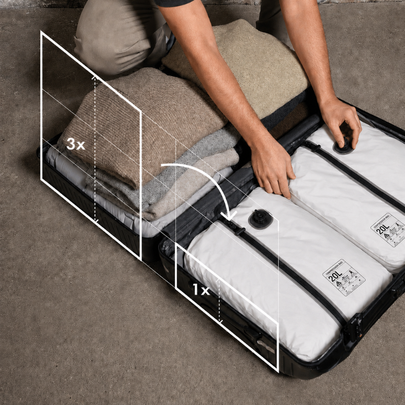 AirlocksPro® Automatic Vacuum Bags - White