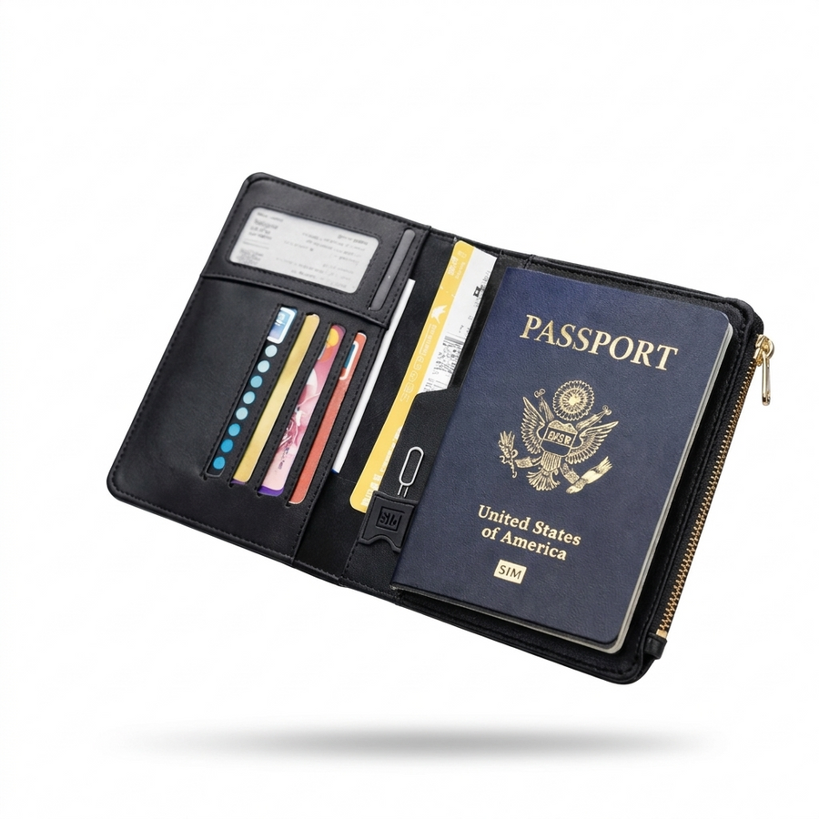 AirlocksPro® Airlocks Passport Travel Wallet